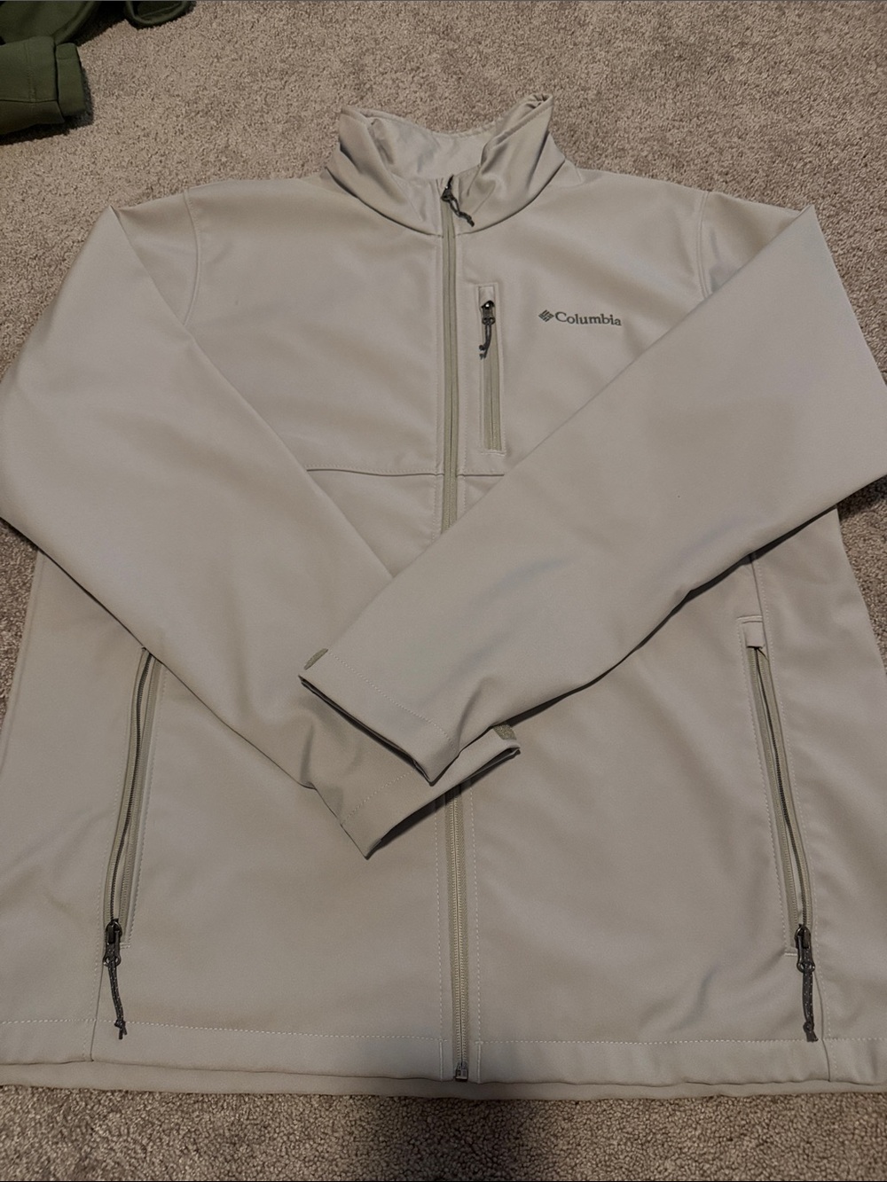 Columbia Men's Softshell Jacket - Full Zip, Gray